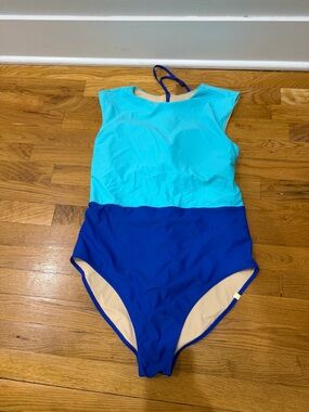 Colorblock One-Piece Swimsuit from Summersalt
